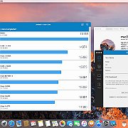 Screen Shot 2016-10-14 at 13.48.03  Porównanie  osiągów. procesora Intel i7-6700K 4.0@4.7 GHz do innych procesorów w trybie multi-core.